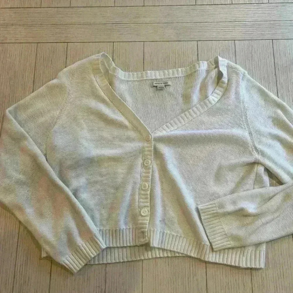White button up American eagle sweater size xl - Picture 1 of 4